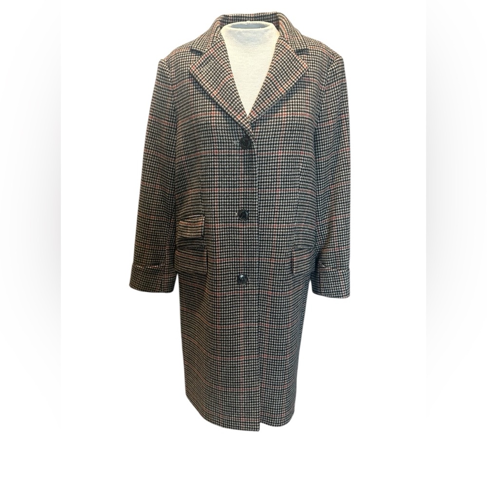 Ralph Lauren Black Label Women's Houndstooth Coat-Size 12-$100 OBO